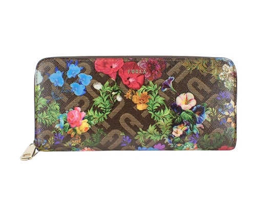 Furla - Floral Long Zippy Wallet