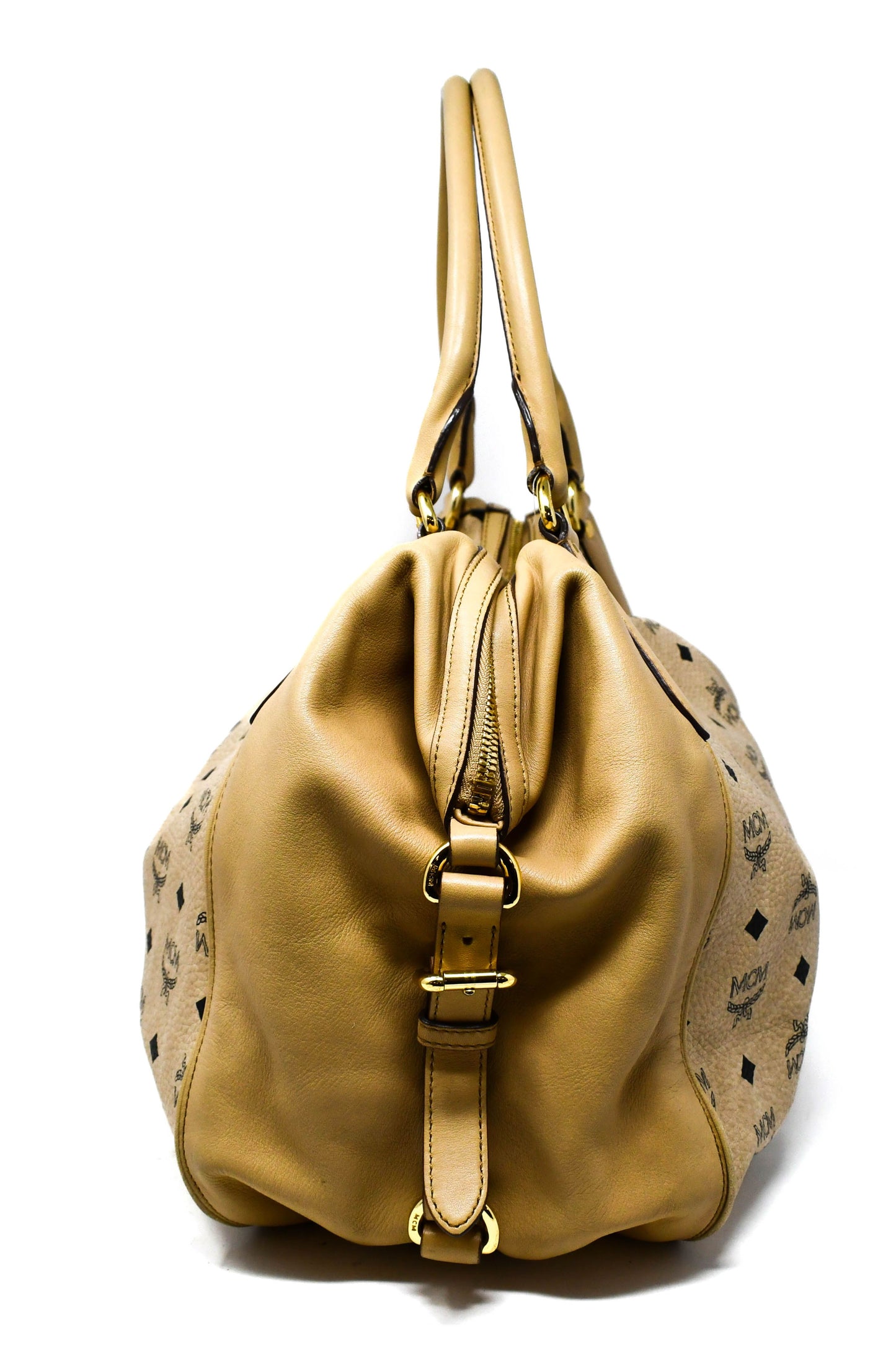 MCM - Beige Viscetos Shoulder Bag