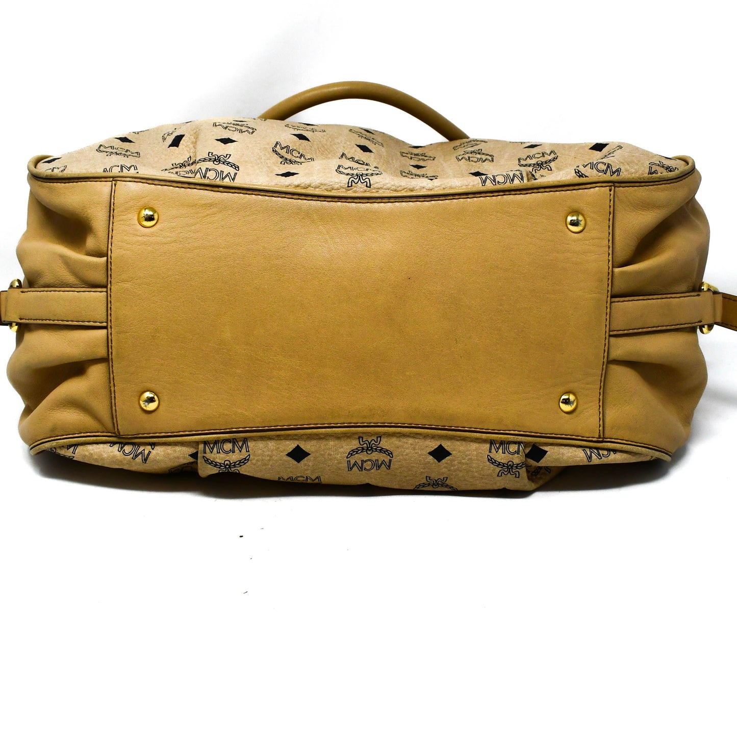 MCM - Beige Viscetos Shoulder Bag