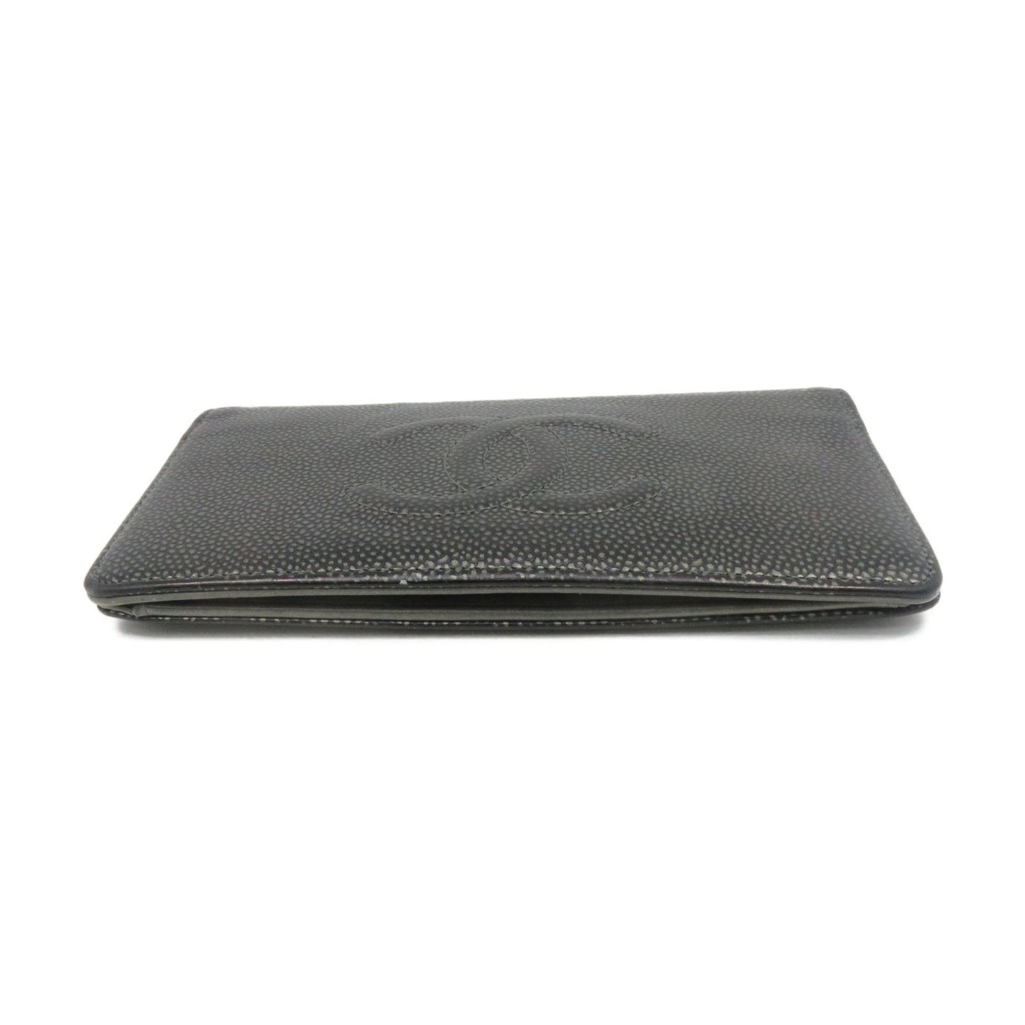 Chanel - Black Caviar Long Wallet